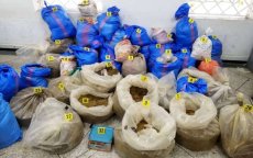 Ruim ton cannabis in beslag genomen in Tetouan, drie arrestaties