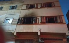 Buren redden gezin uit brandend pand in Nador (Video)