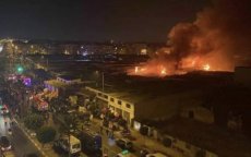 Brand verwoest twintigtal winkels in Casablanca