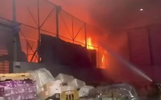 Schade door brand op luchthaven Casablanca