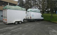Marokkanen betrapt met 7,5 ton te veel in busjes in Frankrijk