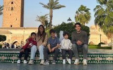 Spaanse international met gezin in Marrakech gespot (foto's)