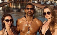 Bekende bokser David Haye op vakantie in Marrakech