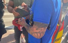 Madrid: demonstrant probeert Marokkaanse vlag te verbranden