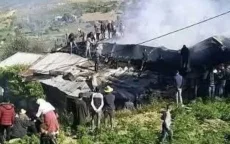 Koppel en jonge kinderen komen om in vlammenzee Chefchaouen