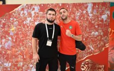 Khabib Nurmagomedov bezoekt Atlas Leeuwen in Qatar (foto's)