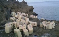 Tonnen hasj aangespoeld op stranden Tetouan