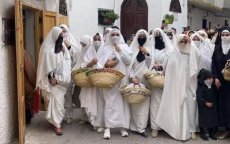 Vrouwen in Tanger vieren vrouwendag met "Hayk" 