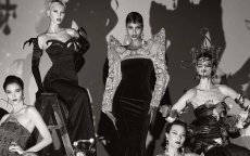 Marokkaans topmodel Imaan Hammam poseert voor Moschino