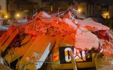 Gebouw stort in in Tanger: chauffeur bulldozer ernstig gewond