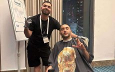 Beroemde kapper uit Dubai beleeft zijn droom dankzij Ziyech