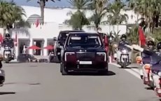 Koning Mohammed VI in M'diq aangekomen voor Eid ul-Adha