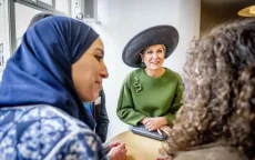 Koningin Máxima spreekt Marokkaanse vrouwen over Nederlandse taal