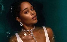 Amerikaanse actrice Laura Harrier op vakantie in Marokko