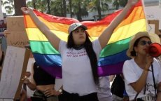 Ophef om LGBT-vlag tijdens protestactie in Casablanca