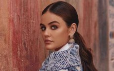 Sublieme kiekjes van Amerikaanse actrice Lucy Hale in Marrakech