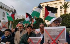 Demonstratie in Rabat tegen handelingen David Govrin