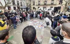 Demonstratie na moord op Khaoula (14) in Spanje