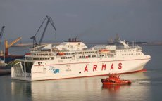 Marokkaan springt van ferry naar Melilla