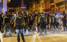 Heftige confrontaties tussen Marokkanen en politie in Spanje