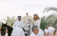 Bekende Marokkaanse en Palestijnse TikTokkers trouwen in Dubai (foto's)