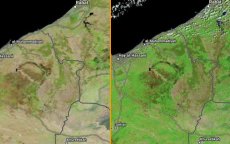 Marokko: spectaculaire voor-en-na beelden vanuit de ruimte