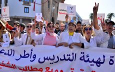 Marokko is stakingen beu, leraren gestraft