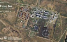 Satellietfoto nieuwe militaire basis bij Rabat