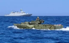 Gezamenlijke militaire oefening Marokko-Italië voor kust Tanger