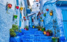 Chefchaouen heeft één van de mooiste straten ter wereld