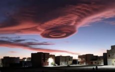Onrust om "mysterieuze" wolk in vorm van vliegende schotel in Marokko