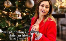Actrice Najat Elwafy onder vuur na bericht over Kerstmis