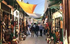Noodplan voor handelaars in medina van Tanger