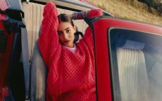 Marokkaans model Nora Attal poseert voor Luisa Via Roma