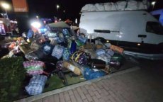 Overladen busje van wereld-Marokkaan kantelt in België