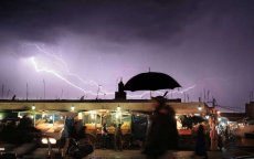 Code oranje in Marokko, zware onweersbuien en windstoten