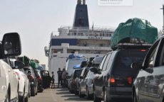 Drukte in haven Al Hoceima: Marokkanen keren massaal terug