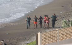 Palestijnen zwemmen van Marokko naar Sebta