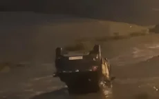 Spectaculaire redding uit ravijn na zware crash in Tanger 