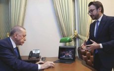 Turkse president stemt voor foto Marokkaans elftal