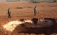 Mysterieuze sinkhole in Marokko blijft groeien