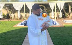 Zanger Slimane viert doop dochter in Marrakech