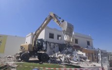 Huizen in Tanger tegen de vlakte voor nieuwe wegen (video)