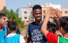 Real Madrid-ster Vinicius Junior in Marrakech (video)