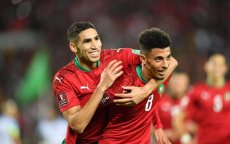 Voetbalwedstrijd Marokko Panama in zicht