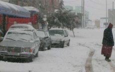 Weerwaarschuwing in Marokko: zware regenval, sterke windstoten en sneeuw