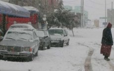 Weerwaarschuwing in Marokko: zware regenval, sterke windstoten en sneeuw