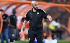 Walid Regragui niet blij met prestatie spelers