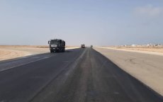 Weg Dakhla-El Argoub over 40 km verbreed