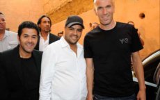 Zinedine Zidane brengt zomervakantie door in Marrakech